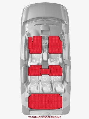 ЭВА коврики «Queen Lux» комплект для Lincoln MKZ
