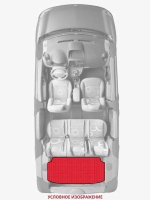 ЭВА коврики «Queen Lux» багажник для Daihatsu Atrai (S220V, S230V)